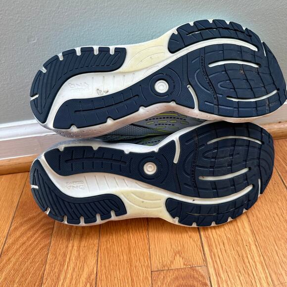 Brooks Glycerin 20 Light Blue/Peacoat/Nightlife Mesh Running Sneakers Size 9 - Picture 11 of 13